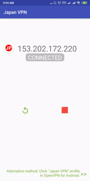 Japan VPN - Get Japanese IP Screenshot 1