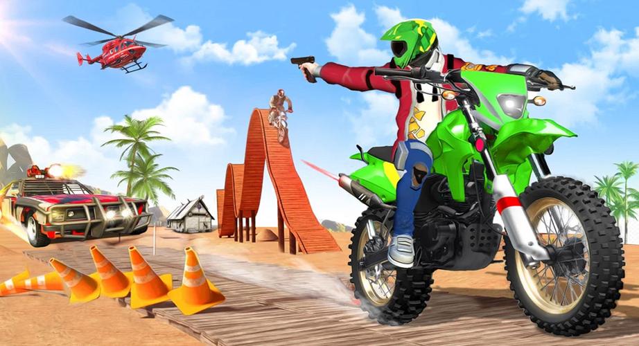 Gangster Bike: Real Race Game スクリーンショット 3