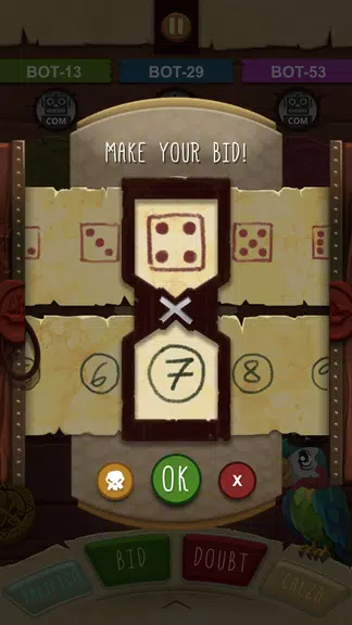 Pirate's Dice ဖန်သားပြင်ဓာတ်ပုံ 1