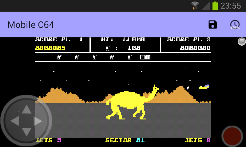Schermata Mobile C64 Mod 2