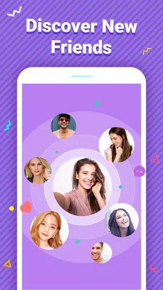 Meet – Talk to Strangers Using Random Video Chat स्क्रीनशॉट 3