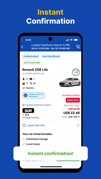 EconomyBookings Car Rental应用截图第2张