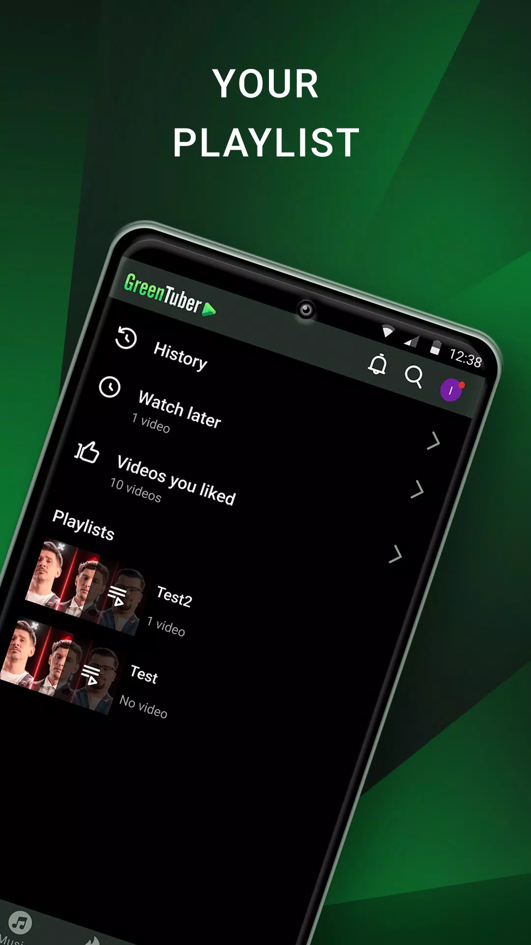 GreenTuber ภาพหน้าจอ 3