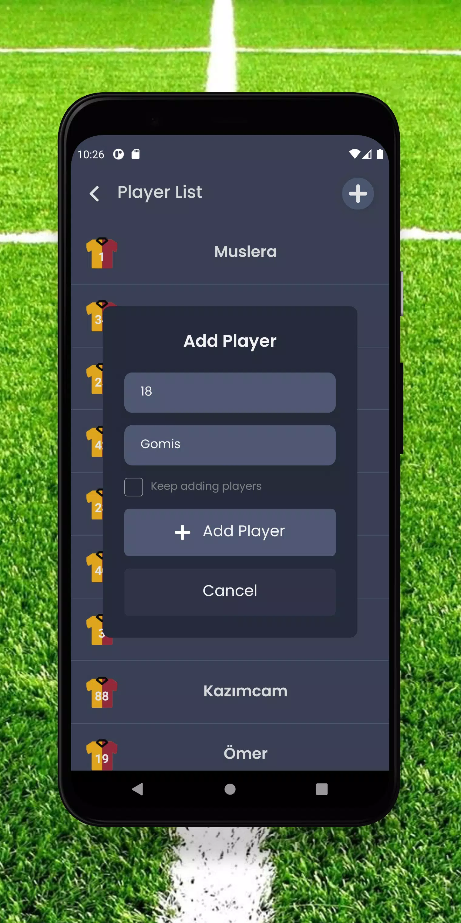 Lineupper - Lineup Builder Capture d'écran 3