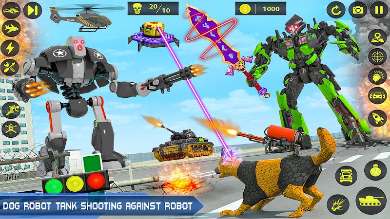 Army Tank Robot Car Games: स्क्रीनशॉट 0