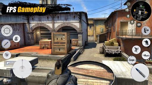 FPS Gun Games : Offline Gun Game Gun Shooting Game Ảnh chụp màn hình 1