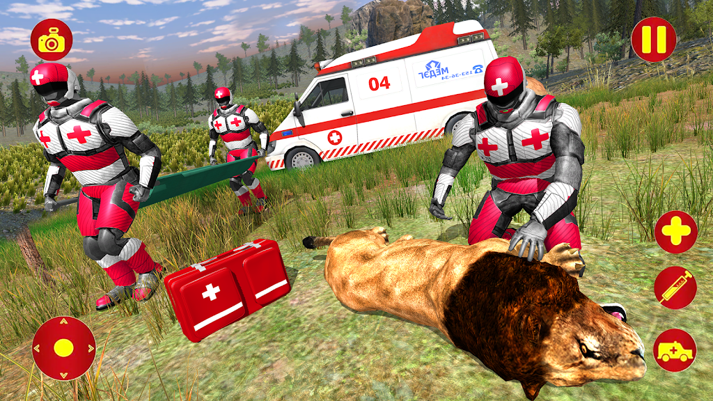 Schermata Doctor Robot Animals Rescue 0