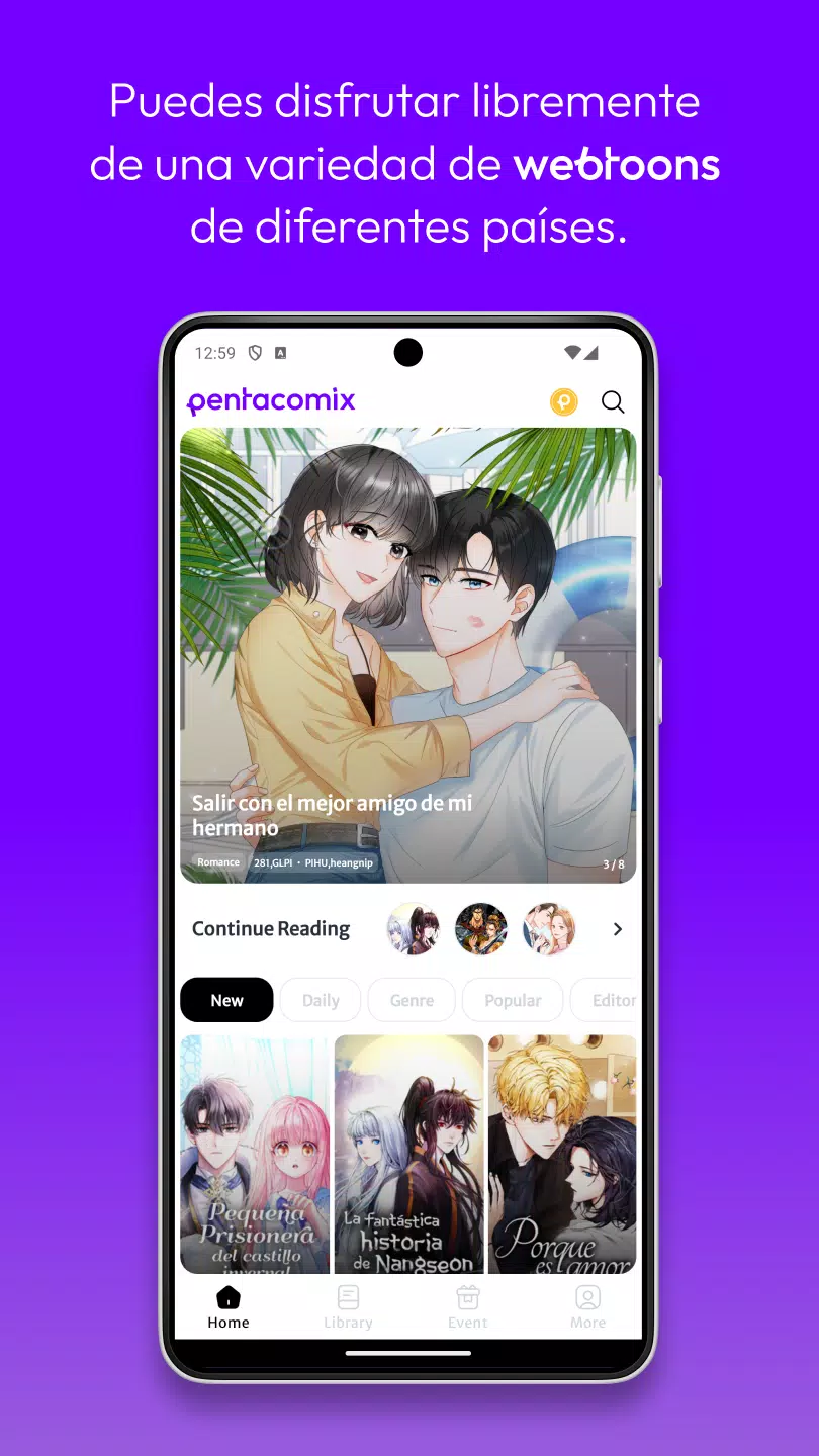 Pentacomix ဖန်သားပြင်ဓာတ်ပုံ 1