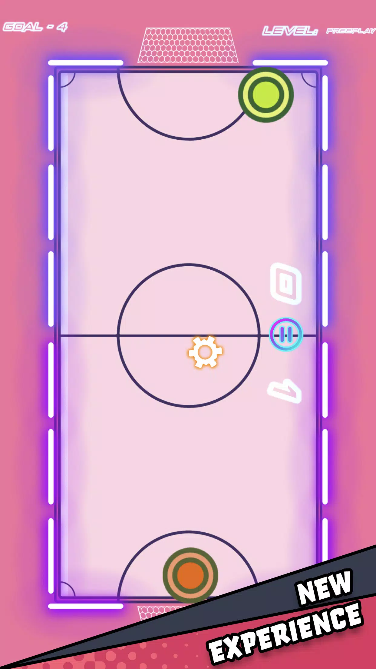 Schermata Air Hockey Glow HD Ultimate 2D 1