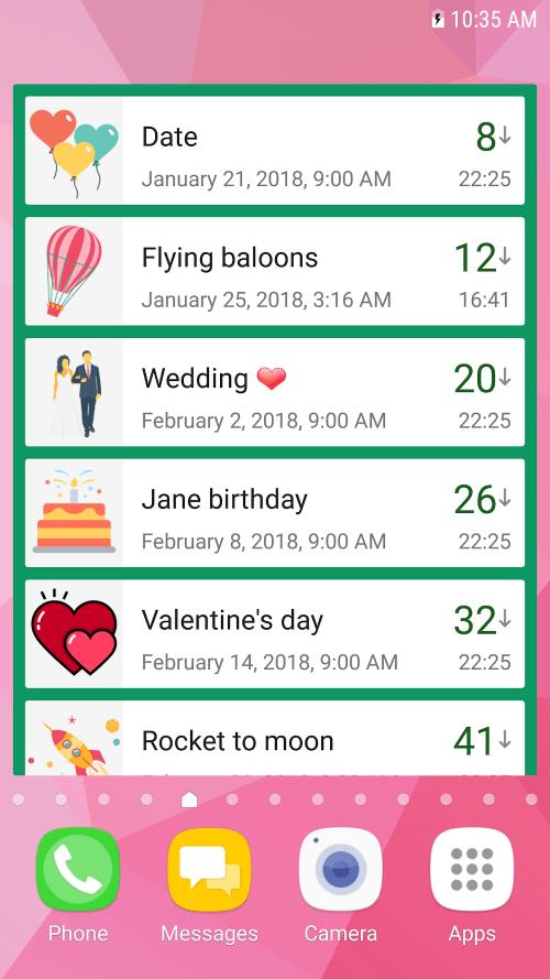 Countdown Days App & Widget Ảnh chụp màn hình 3