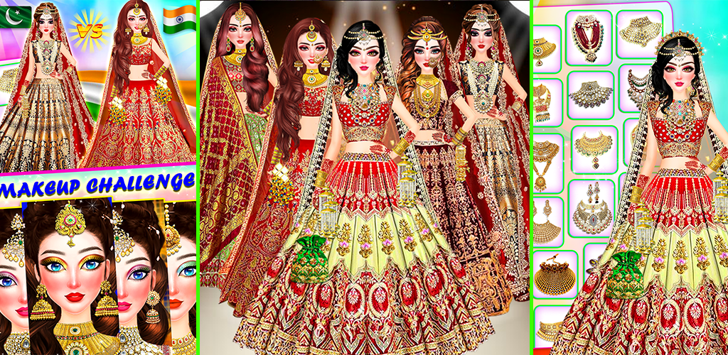 Indian Bride Dress Up Girl應用截圖第0張