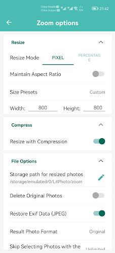 LitPhoto - Compress & Resize スクリーンショット 3