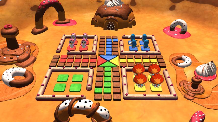 Ludo 3D Multiplayer Capture d'écran 1