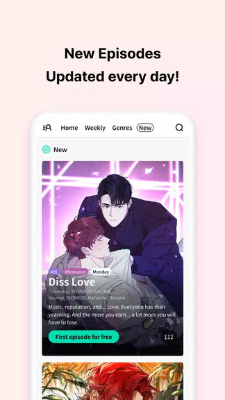 Lalatoon - Comics e Webtoons Captura de tela 0