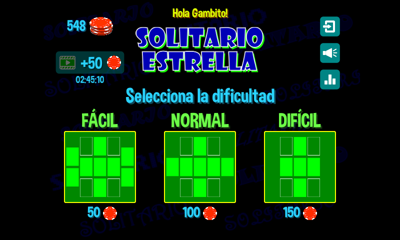 Schermata Solitario Estrella 2