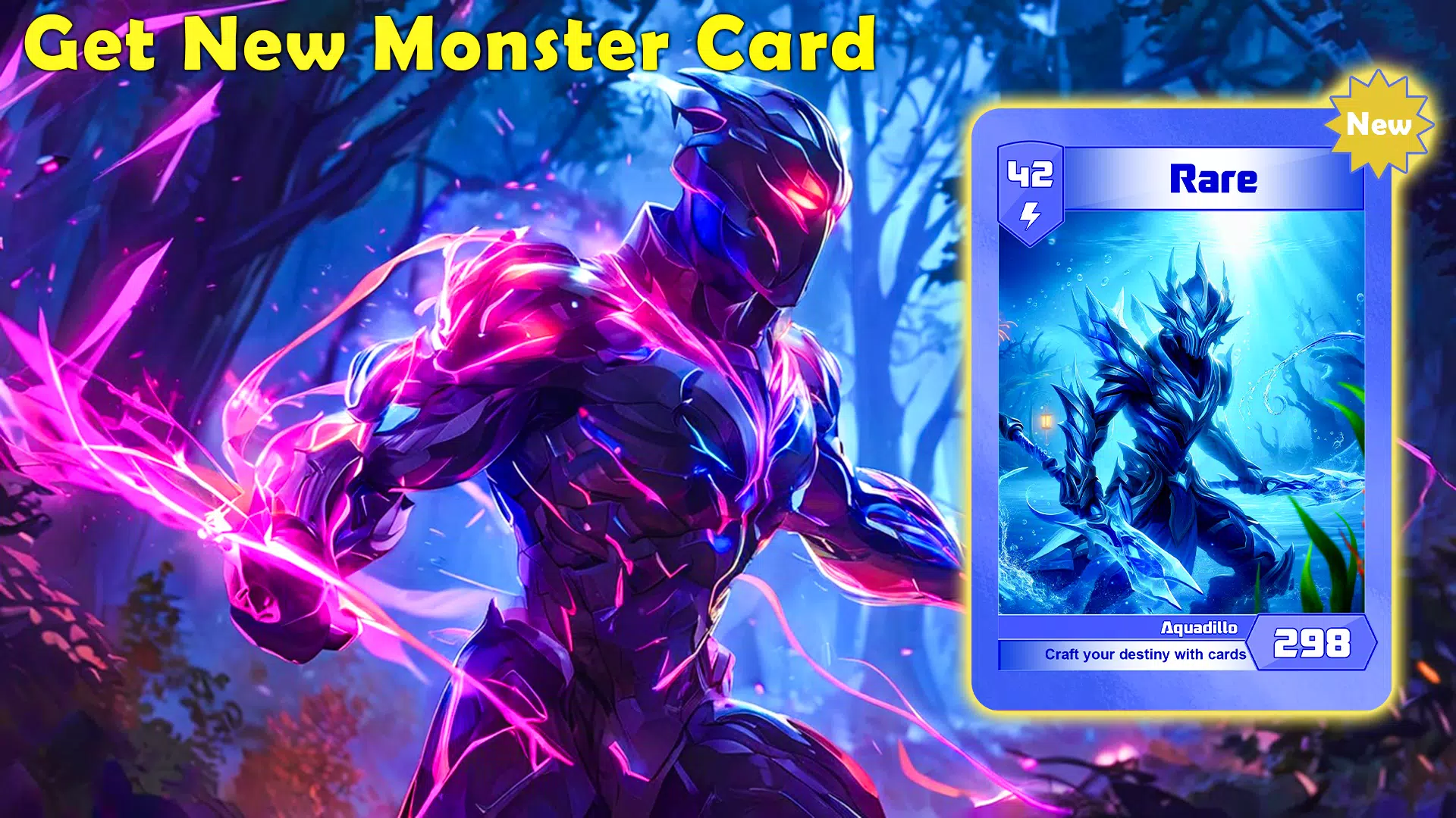 Monsters Card Collector Game स्क्रीनशॉट 0