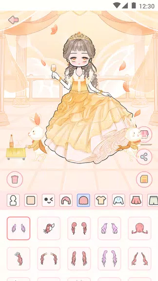 Cute live star:dress up avatar Скриншот 2