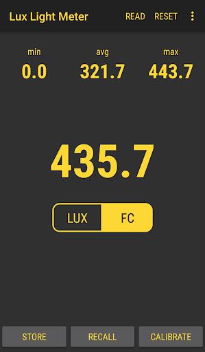 Lux Light Meter Pro Captura de tela 3