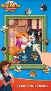 Solitaire Jigsaw Puzzle Ekran Görüntüsü 0