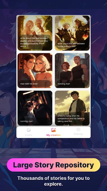 Comickey - AI Comic Maker Schermafbeelding 3