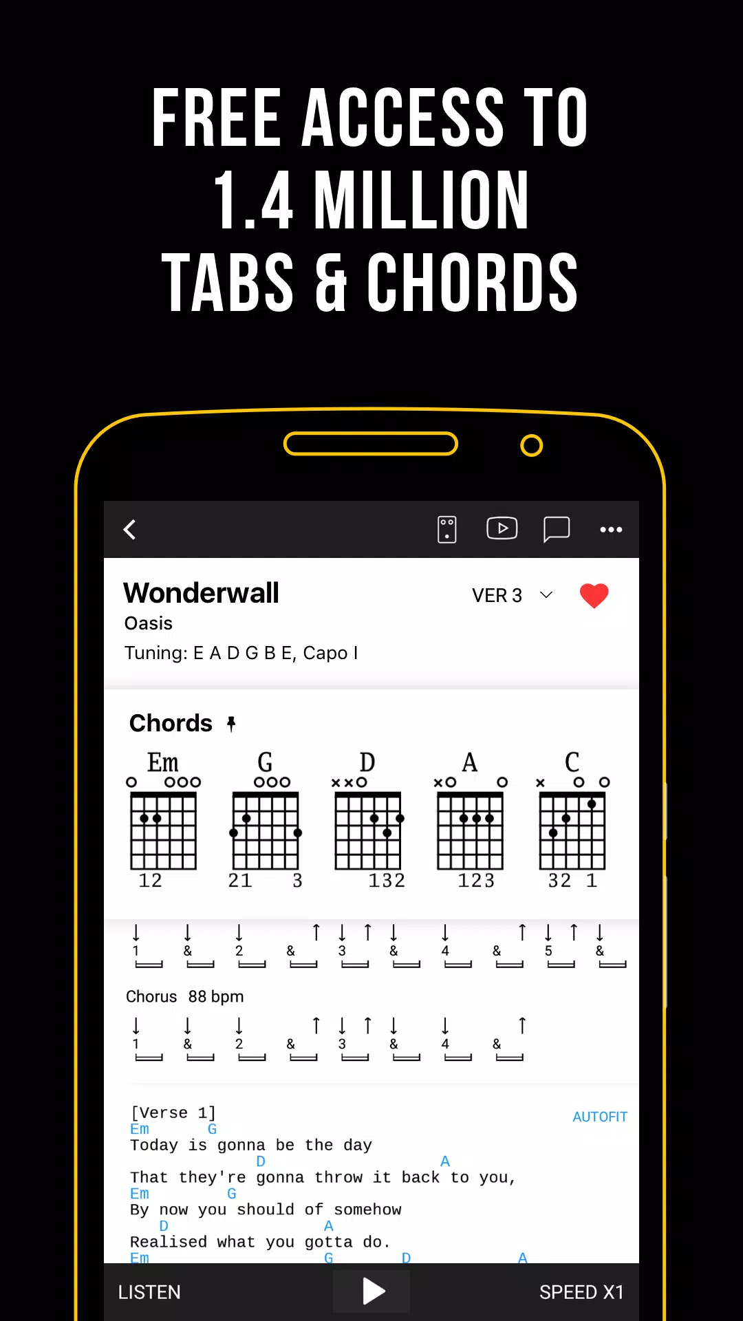 Ultimate Guitar: Tabs & Chords ဖန်သားပြင်ဓာတ်ပုံ 0