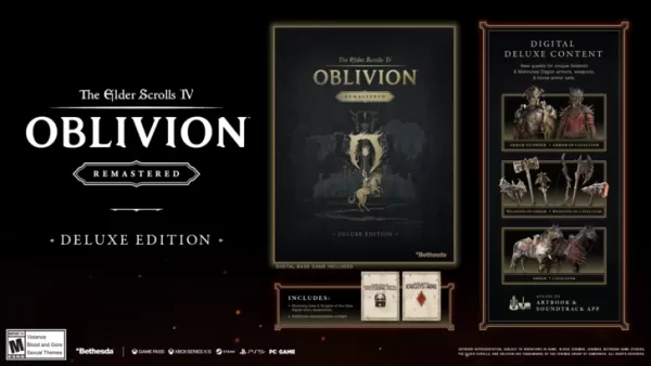 Elder Scrolls Oblivion Remastered Précommande et DLC