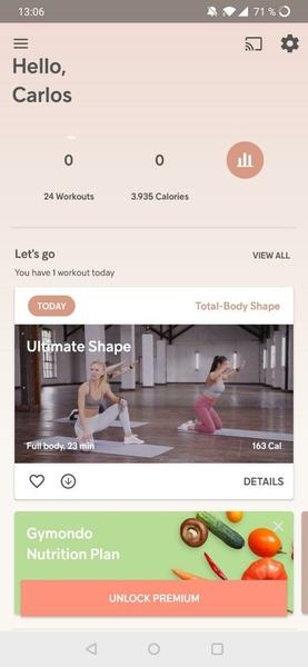 Gymondo: Fitness & Yoga Скриншот 0