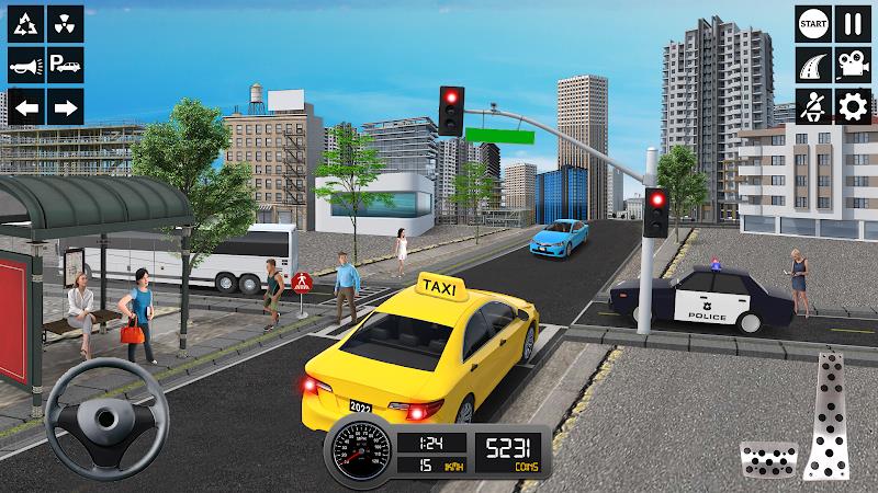 Taxi Simulator 3d Taxi Sim Ekran Görüntüsü 2