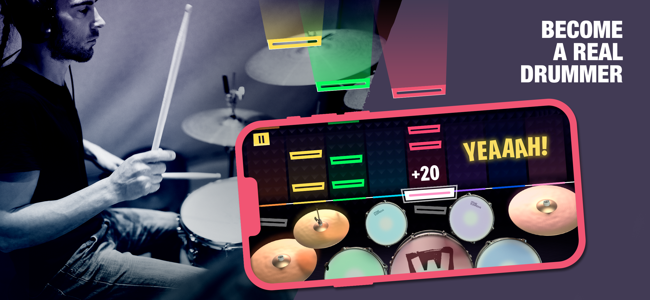 WeGroove: play & learn to drum スクリーンショット 0