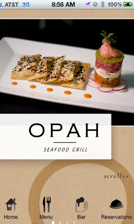 Opah Seafood Grill Captura de pantalla 0