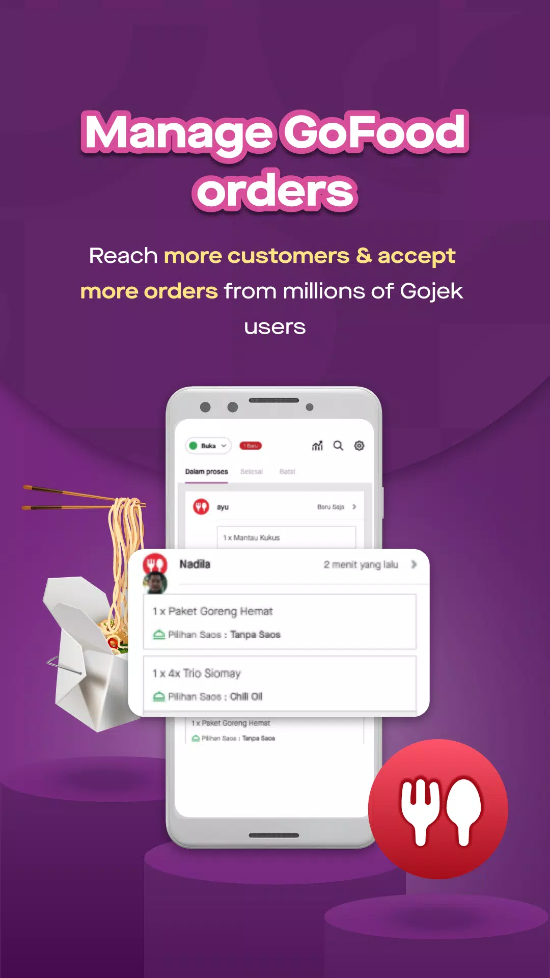 GoBiz - GoFood Merchant App Capture d'écran 2
