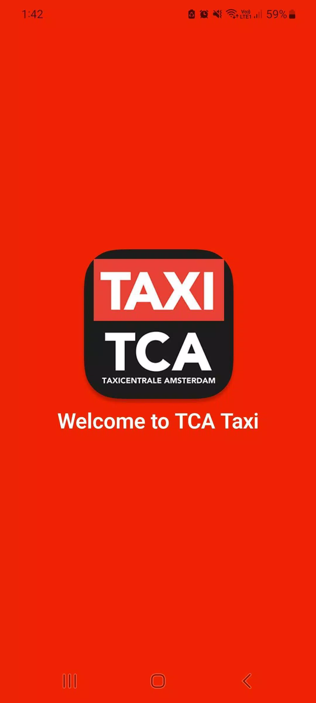 TCA Taxi Amsterdam Скриншот 0