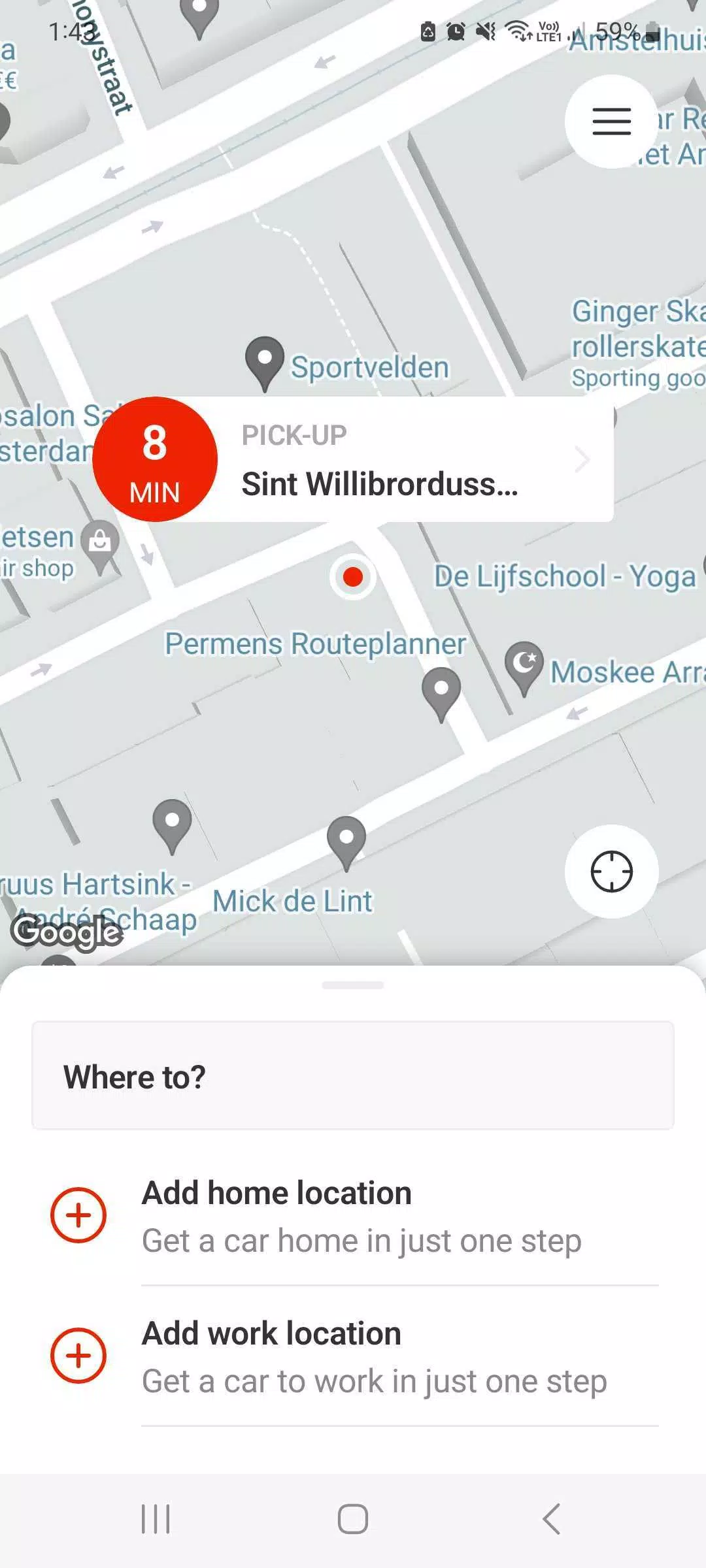 TCA Taxi Amsterdam Скриншот 1