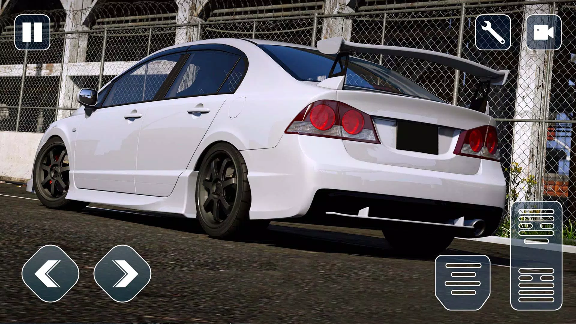 Furious Civic Car City Race ภาพหน้าจอ 0