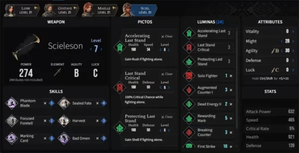 Expedição 33 Build Planner