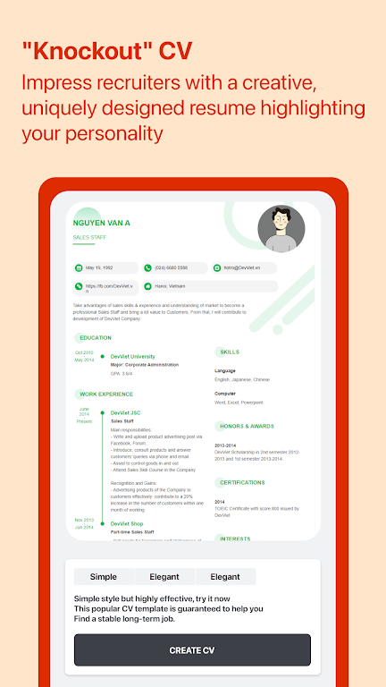 Cover Letter for Job App Screenshot 2