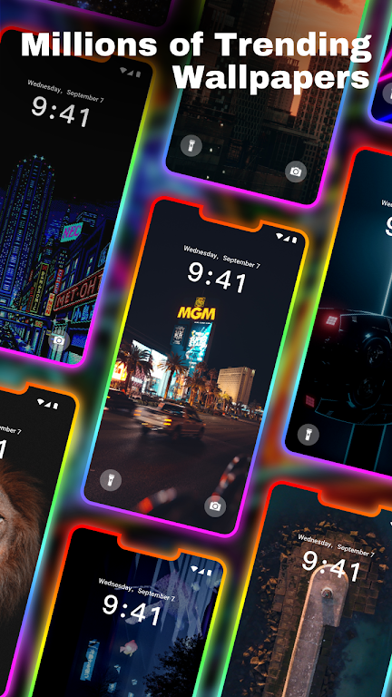 Homescreen: Wallpapers, Themes Capture d'écran 2