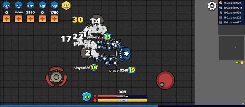 Pung.io - 2D Battle Royale Ảnh chụp màn hình 1