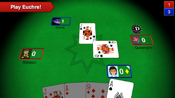 Euchre 3D ဖန်သားပြင်ဓာတ်ပုံ 1