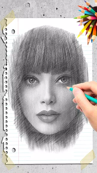 How To Draw A Face স্ক্রিনশট 0