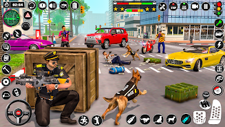 Police Dog Crime Chase Game 3D Ảnh chụp màn hình 2