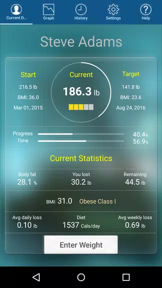 Monitor Your Weight Schermafbeelding 0