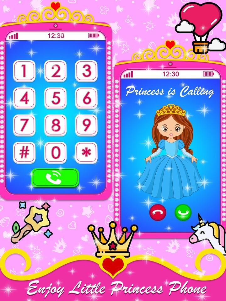 Princess Baby Phone Games ဖန်သားပြင်ဓာတ်ပုံ 0