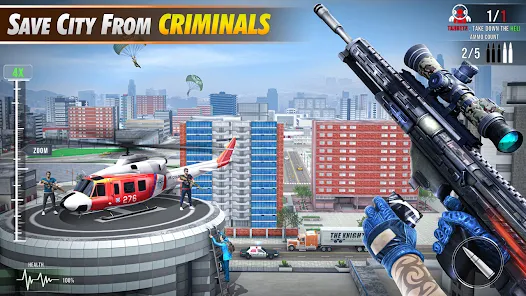 Sniper Shooting Mission : Eliminate City Criminals Screenshot 0