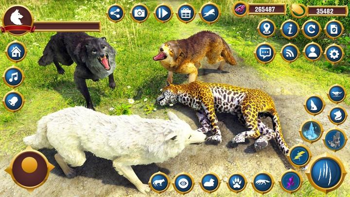 Arctic Craft Wolf Family Sim স্ক্রিনশট 3