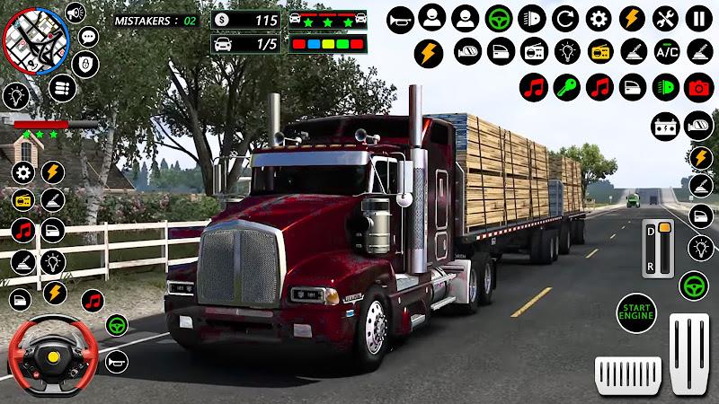 US Cargo Truck Simulator Games Schermafbeelding 1