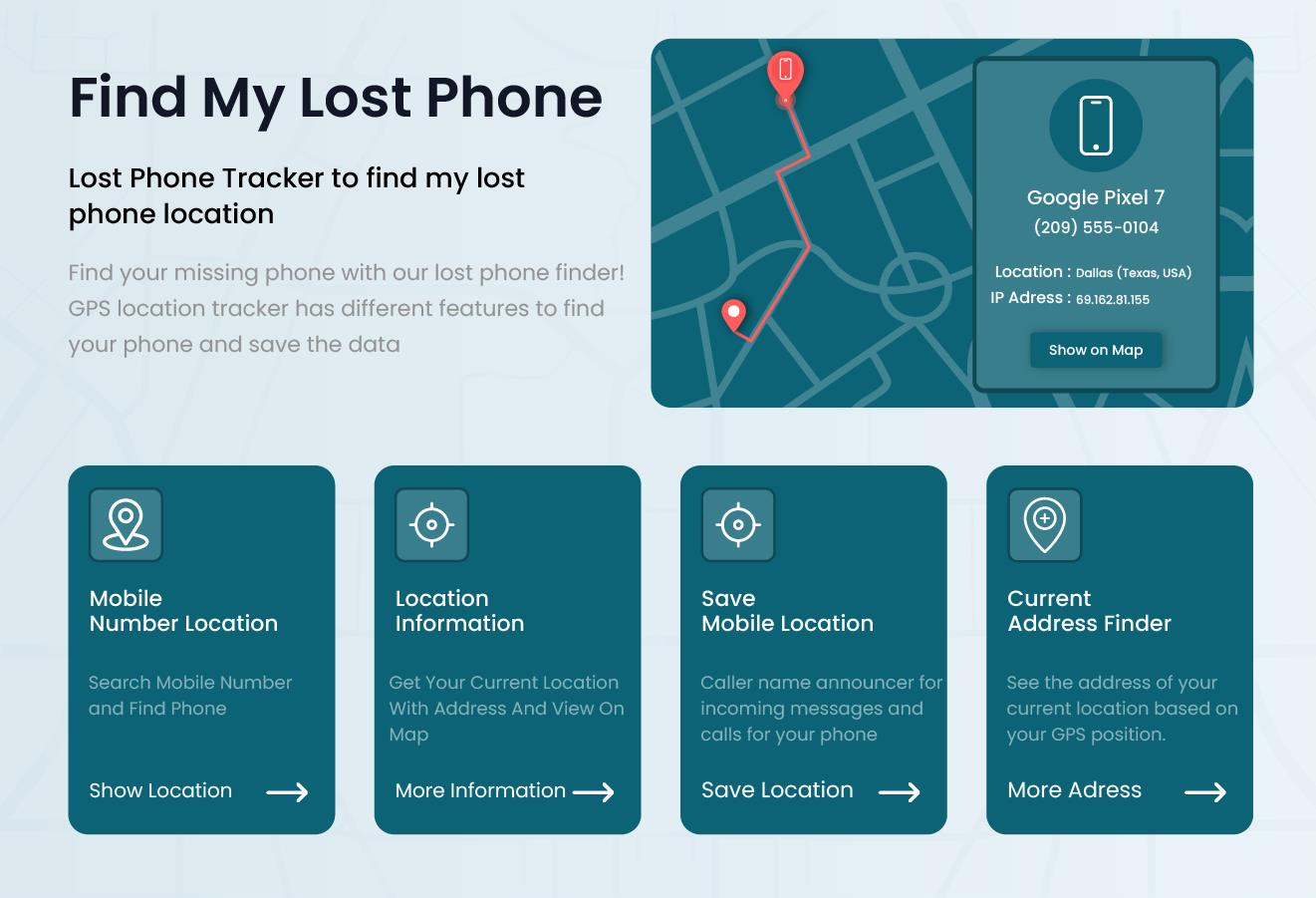 Find Lost Phone Ekran Görüntüsü 0