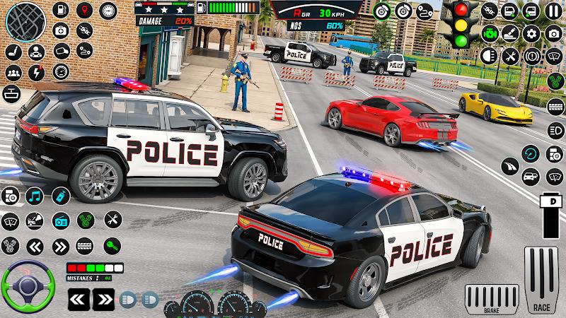 US Police Car Parking - King Captura de tela 1