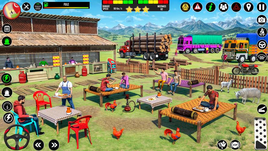 Truck Parking Simulator Games Captura de tela 1