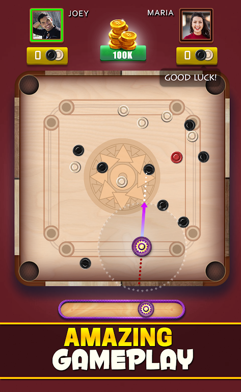Carrom Master: Board Disc Pool Schermafbeelding 0